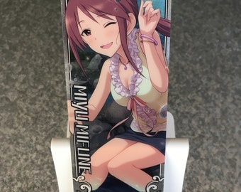 Miyu Mifune | Idolmaster Cinderella Girls | Starlight Stage | Rare Collectible Plastic Trading Card | Bandai | 2217734 | No. 18