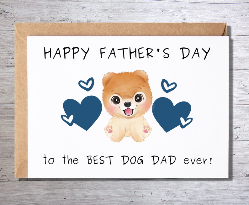 Free Printable Fathers Day Card From Dog