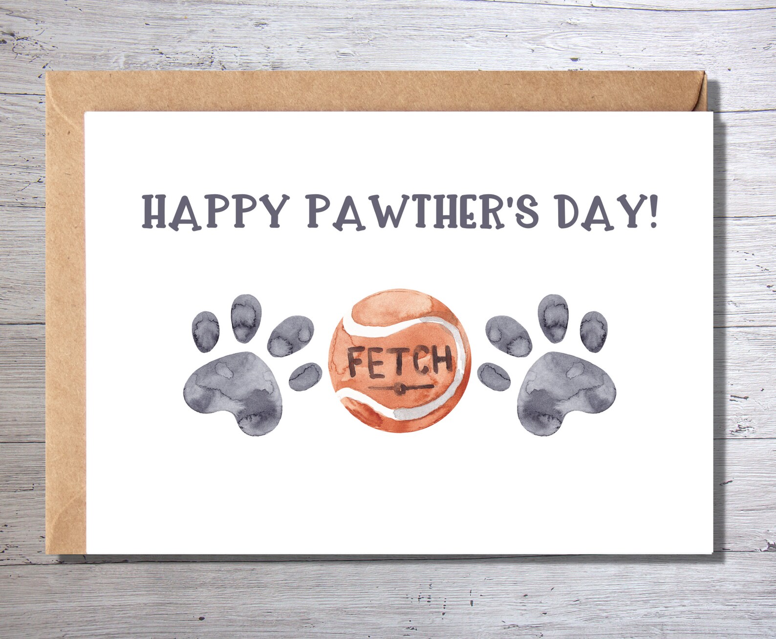 Printable Father's Day Card From the Dog, Dog Dad Joke Card, Best Dog ...