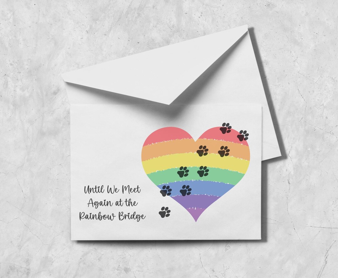 Pet Sympathy Card Printable, Loss of Dog Card, Sympathy Card Pet, Dog ...