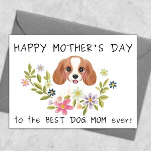 Funny Mother's Day Card From the Dog Printable, Dog Mom Card, Printable ...