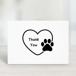 Pet Care Thank You Card, Pet Sitter Gift, Dog Sitter Gift, Cat Sitter Gift, Pet Thank You Card, Dog Thank You, Dog Walker, Veterinarian
