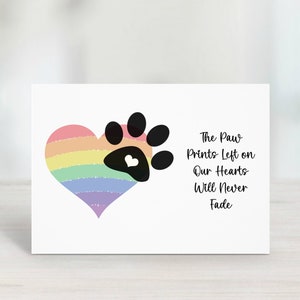 Pet Sympathy Card Printable, Loss Of Dog Card, Sympathy Card Pet, Dog Sympathy Card, Pet Loss Card, Pet Bereavement Card, Dog Memorial Card