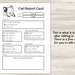 Pet Report Card Printable for Pet Sitter Business, Cat Report Card, Pet ...