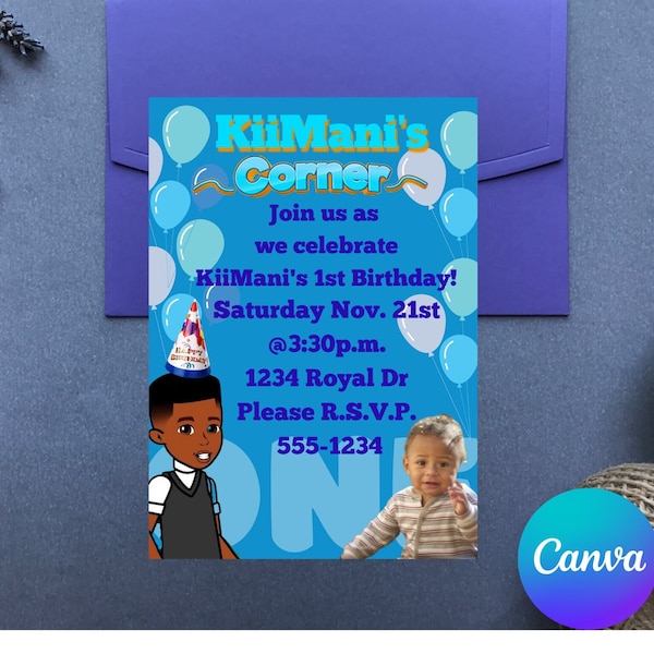 Virtual Gracies Corner Invitation Etsy