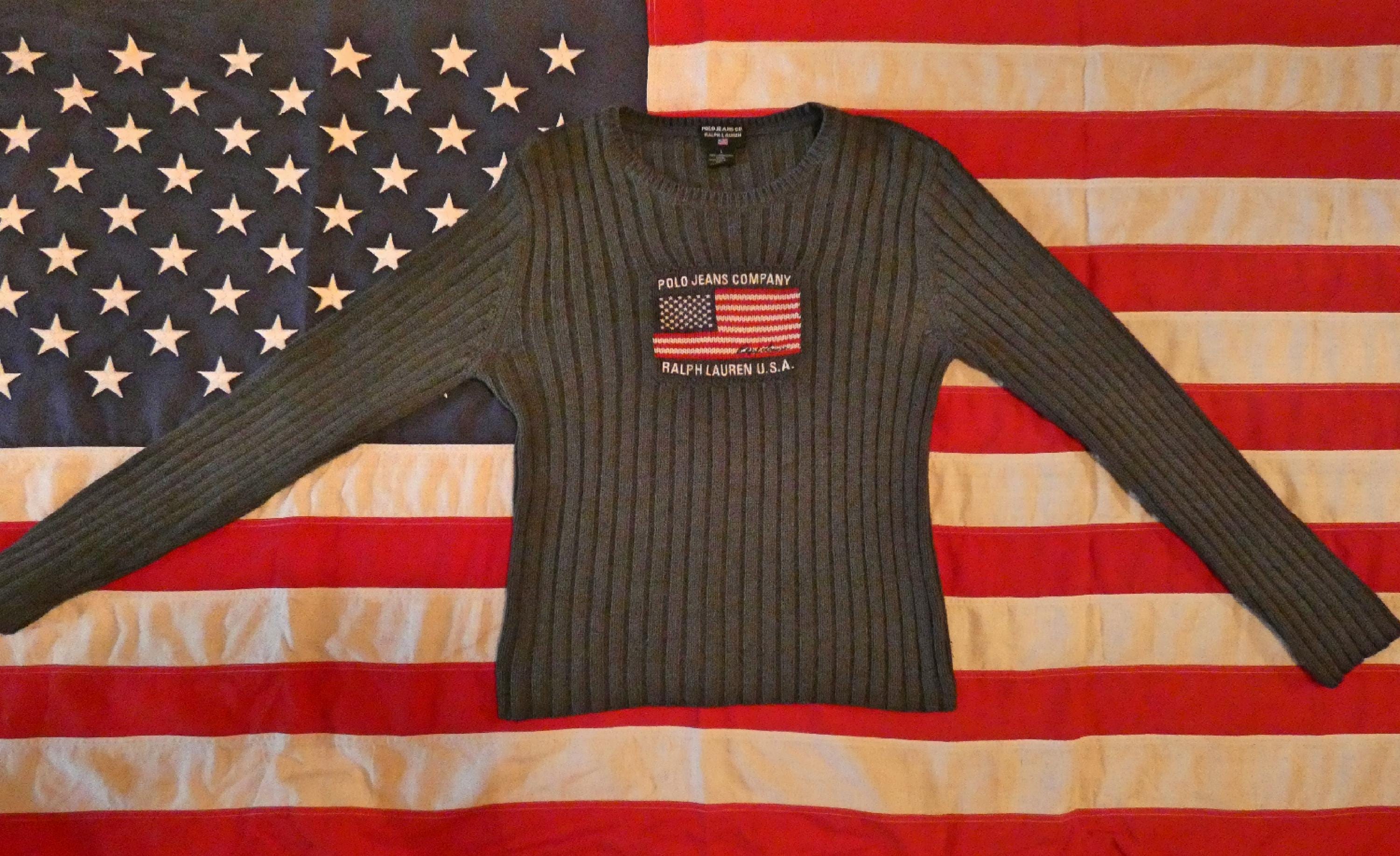 Pull ralph lauren drapeau américain femme new arrivals