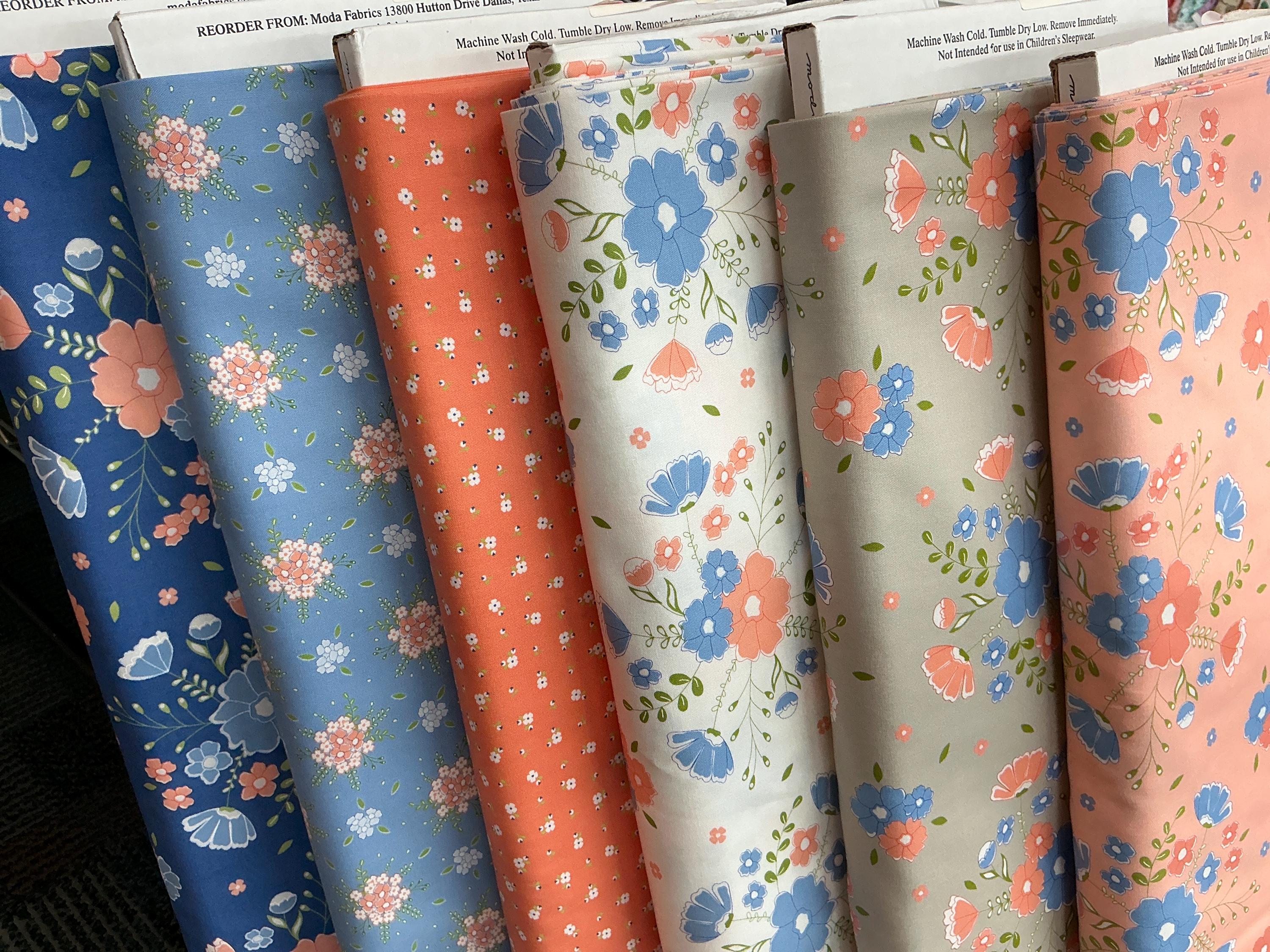 Peachy Keen by Moda Fabrics Peachy Keen Bubble Gum A912 - Etsy
