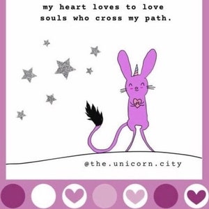 My Heart Loves - Bunny Bunny - Postkarte