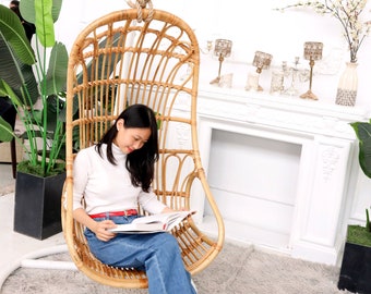 Rattan Hanging Chair - Etsy