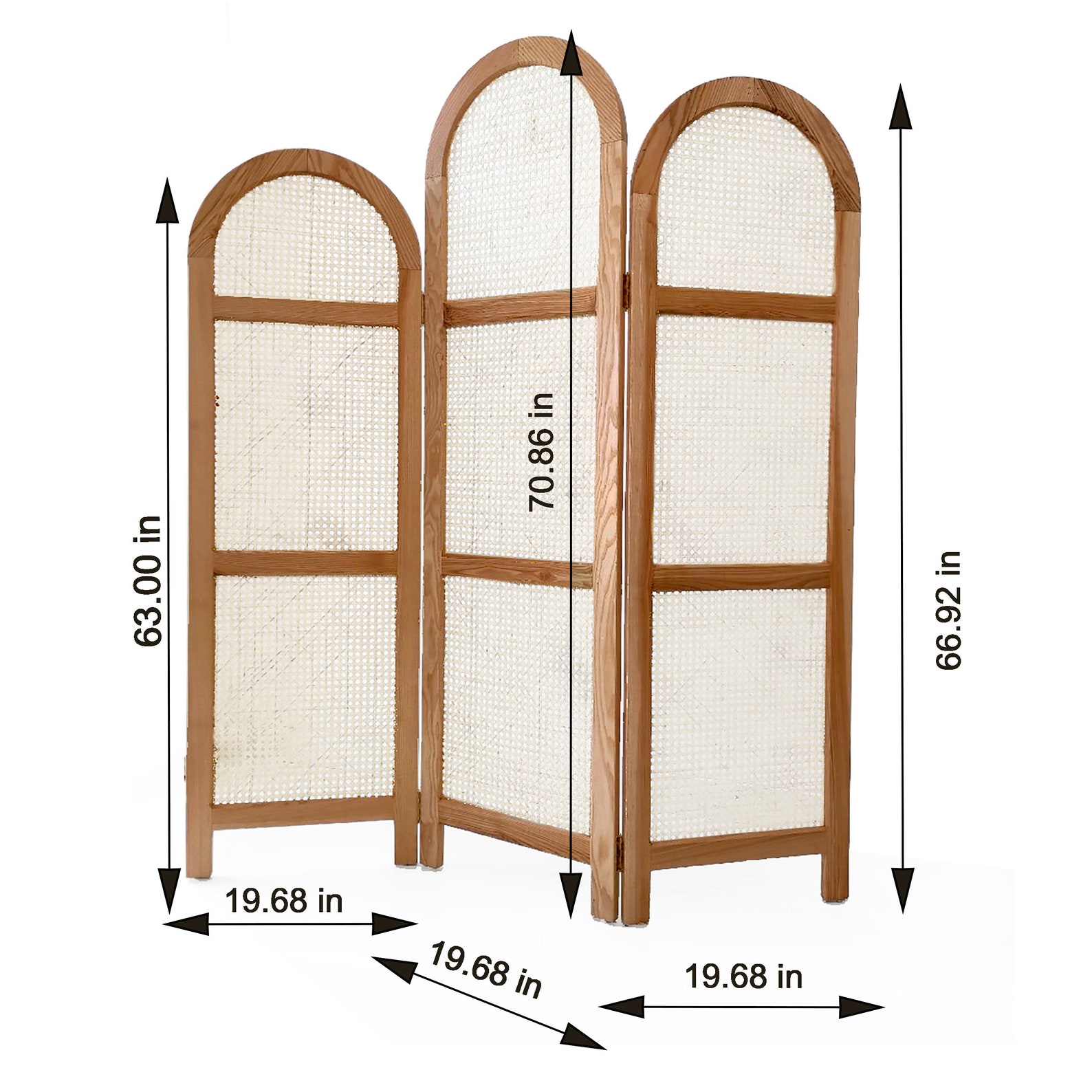 Panel Room Divider Rattan Room Divider Wood Room Divider Etsy