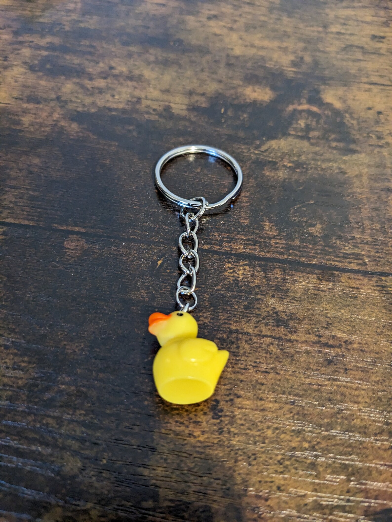 Cute Rubber Duck Keychain | Baby Duckling Keychain | Yellow Duck ...