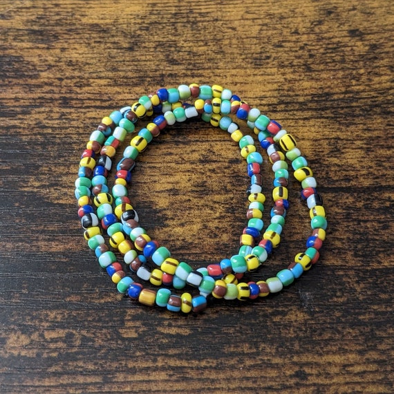 Glass seed 2024 bead bracelets