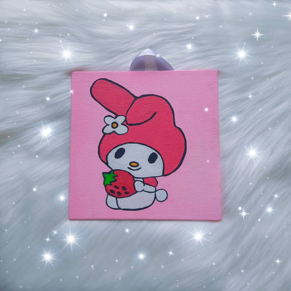 My Melody Painting Canvas Sanrio Character | Etsy India