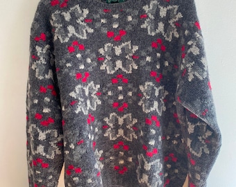 Jcrew Charcoal Gray Vintage Wool Sweater - Etsy