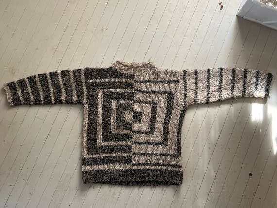 Vintage hand made Wool Sweater - image 2