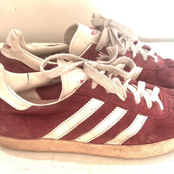 Vintage 1970s ADIDAS shoes men 7 women 9 samba RED