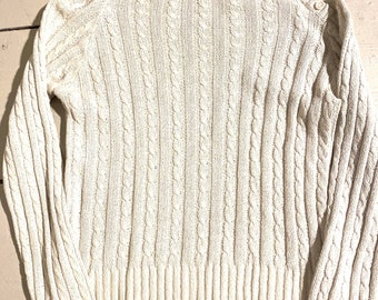 Vintage knitted sweater LLBean silk