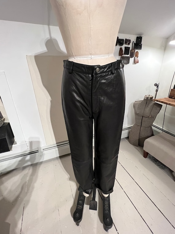 Vintage leather pants 80s small