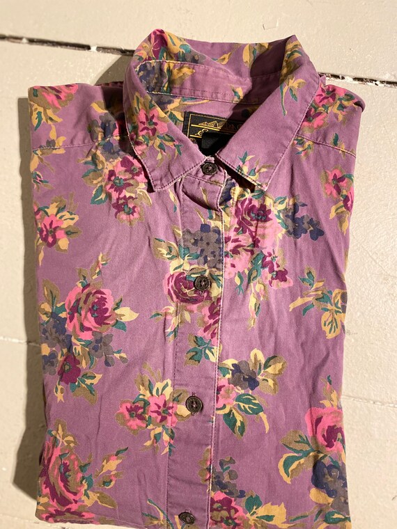 Vintage Button Down Shirt Etsy