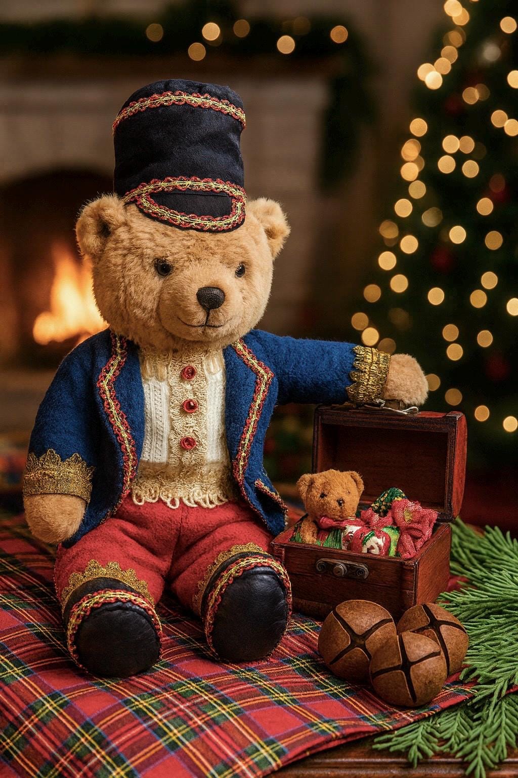 Harrods Christmas Bear - Etsy UK