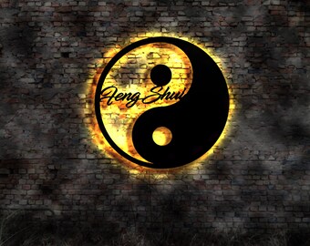 Sinal de néon LED Feng Shui