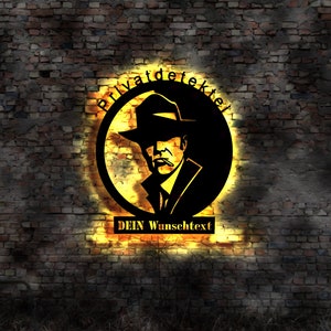 LED mural private detective private detective agency sign book observation equipment investigator investigation detective concealed binoculars bug