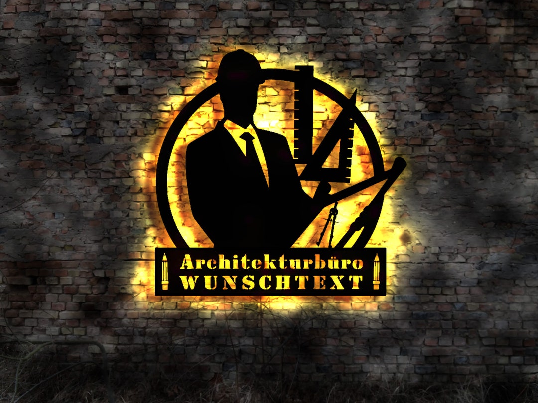 LED Luminous Sign Architect Architecture Architectural Office - Etsy