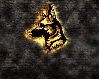 3D LED Belgischer Schäferhund  Welpen Welpe Buch Hund Dog Zucht Züchter Geschirr Futternapf Leine Leckerlies Halsband Stoffhund Plüschtier