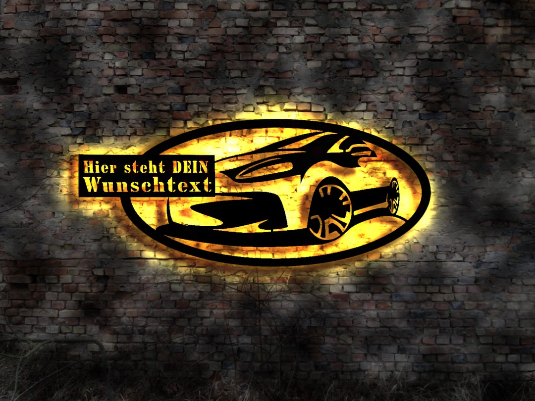 Illuminated Sign Display Sticker Car Styling Tuning Company Company ...