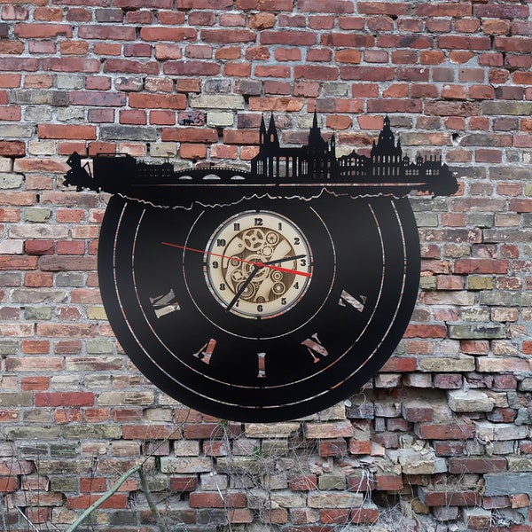 Wood Wristwatch Wall Clock Etsy