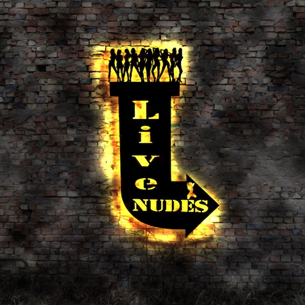 Live Nudes Neon Sign - Etsy