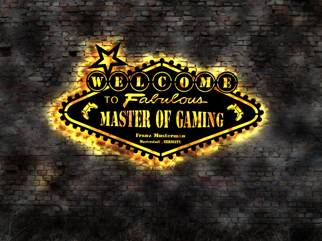 Computer Game Sign Custom Gamer PC Game Console Collection Keyboard PC Gaming Zone Sign ...