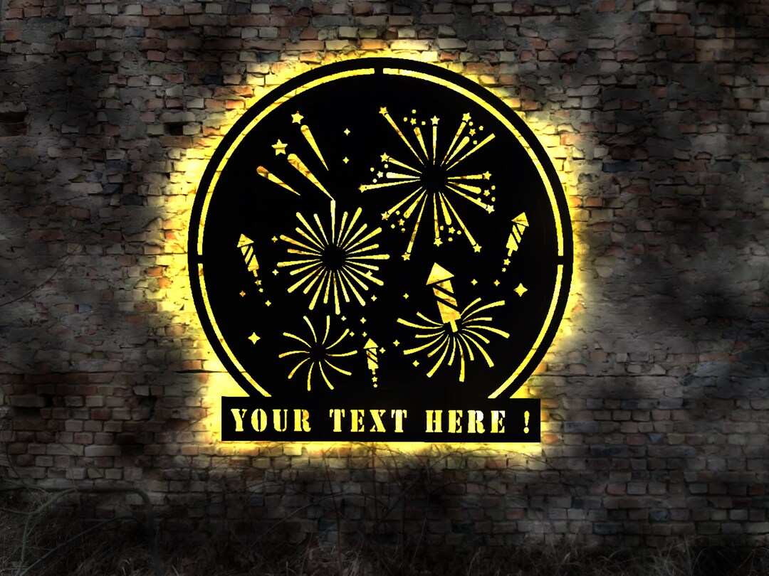 LED Sign Fireworks Fireworks Pyrotechnics Pyrotechnician Rocket ...