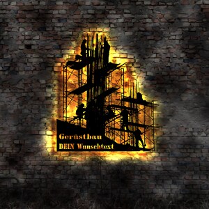 Scaffolding scaffolding builder scaffolding neon sign LED mural sticker traverse sticker picture poster LED mural decoration sign sticker