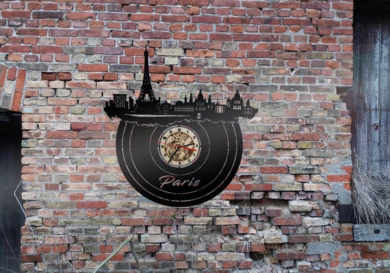 Reloj de pared reloj reloj de madera esfera del reloj horizonte