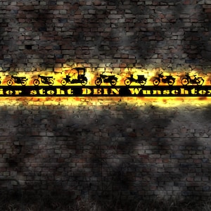 LED wall picture DDR moped moped Ossi Ostalgie vehicle sign scooter vintage bike Ostalgie two-stroke