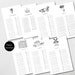 A4 Size Printable Calendar Minimalistic Hand-illustrated /PRINTABLE ...