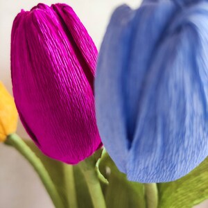 Tulipani di carta crespa