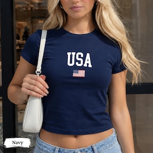 Y2k Usa Flag Tee - Etsy