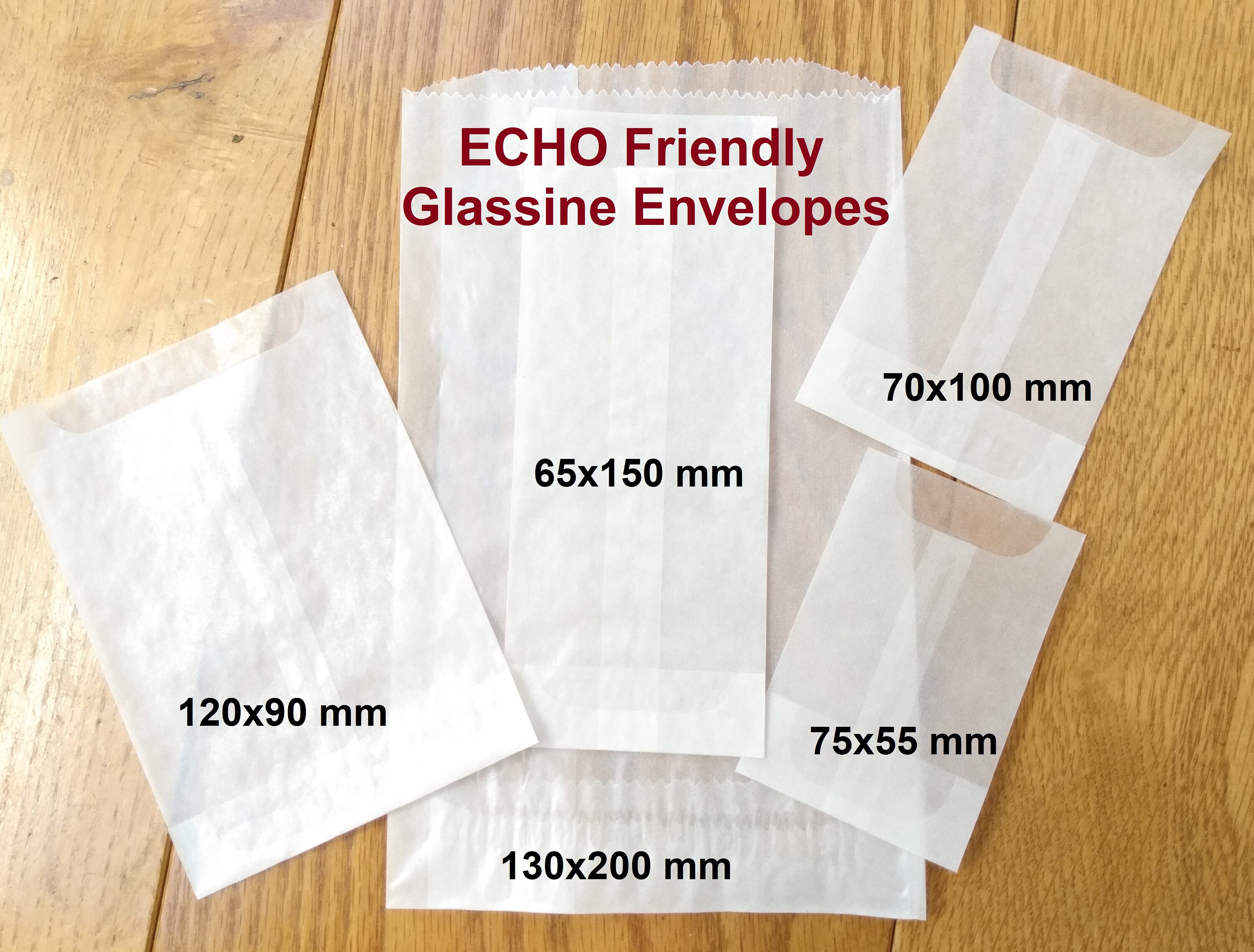 ECOFRIENDLY Glassine Bags Envelopes Five Sizes Weddings Etsy UK