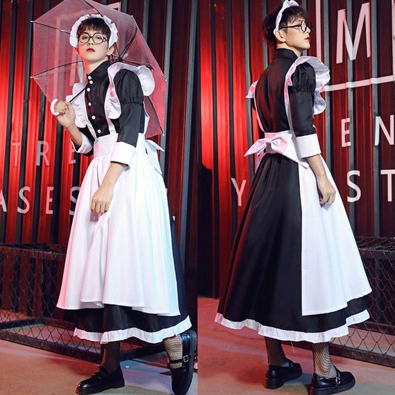 Hombre Mujer Maid Dress Anime Cosplay Restaurante Francés - Etsy España Hombre Mujer Maid Dress Anime Cosplay Restaurante Francés - Etsy España