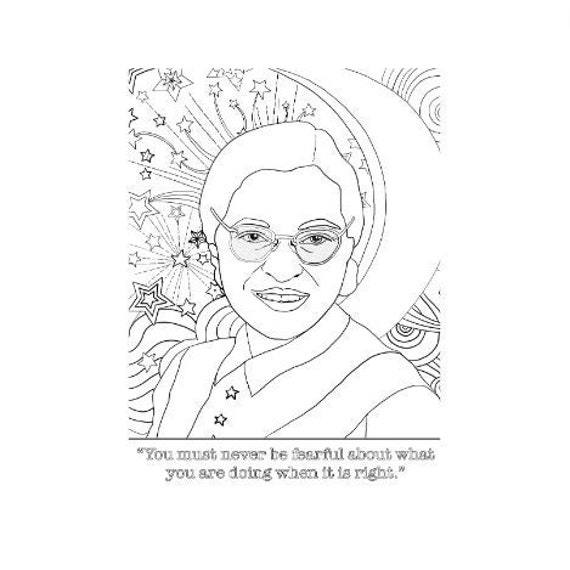 Rosa Parks Coloring Pages