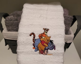 Winnie the Pooh and friends hand towel