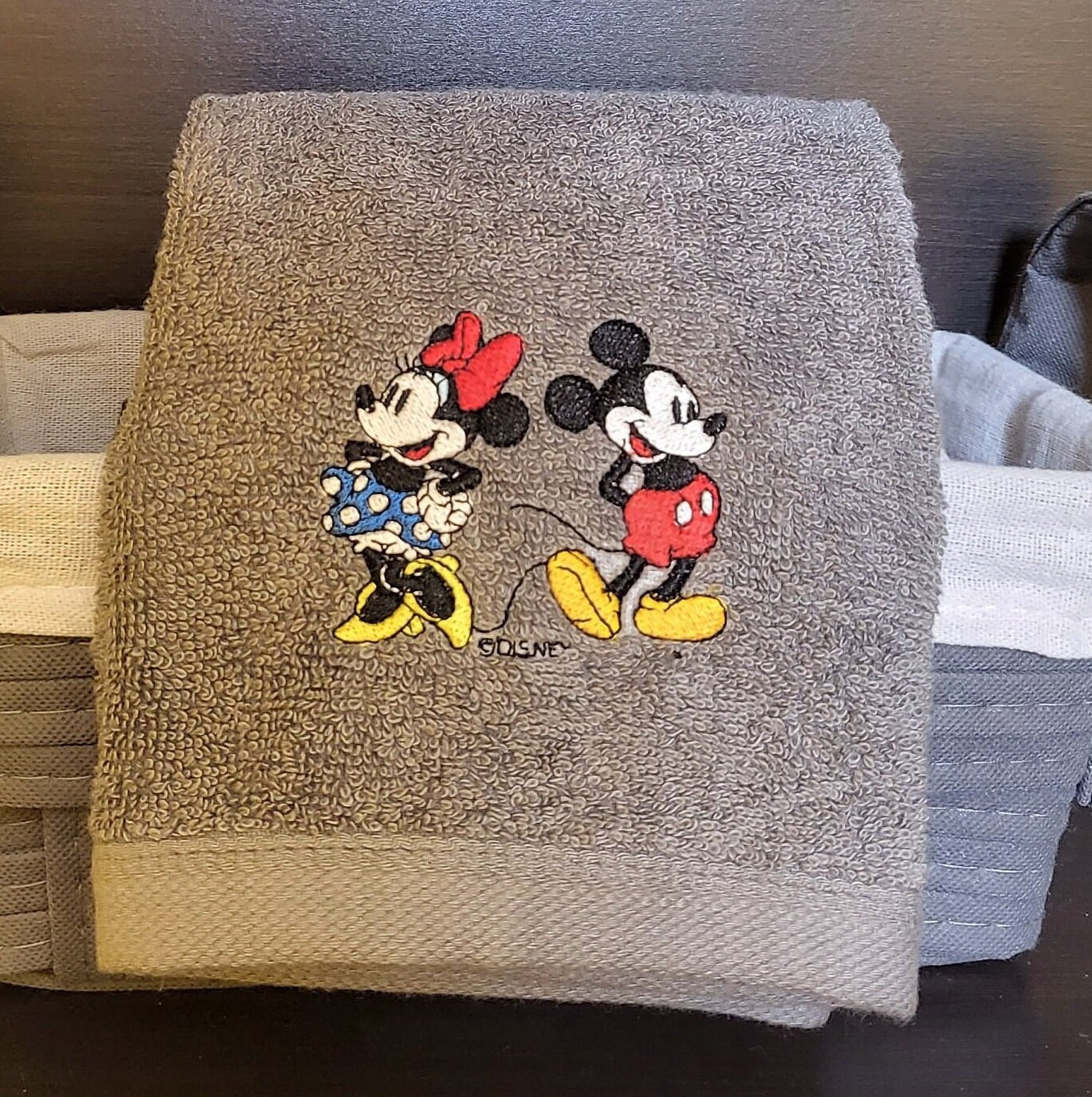Mickey and minnie bath towels sale