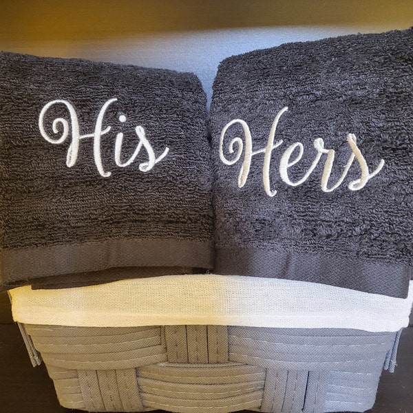 His and Her towels