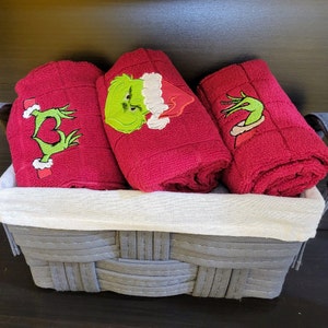 Grinch Christmas Towel