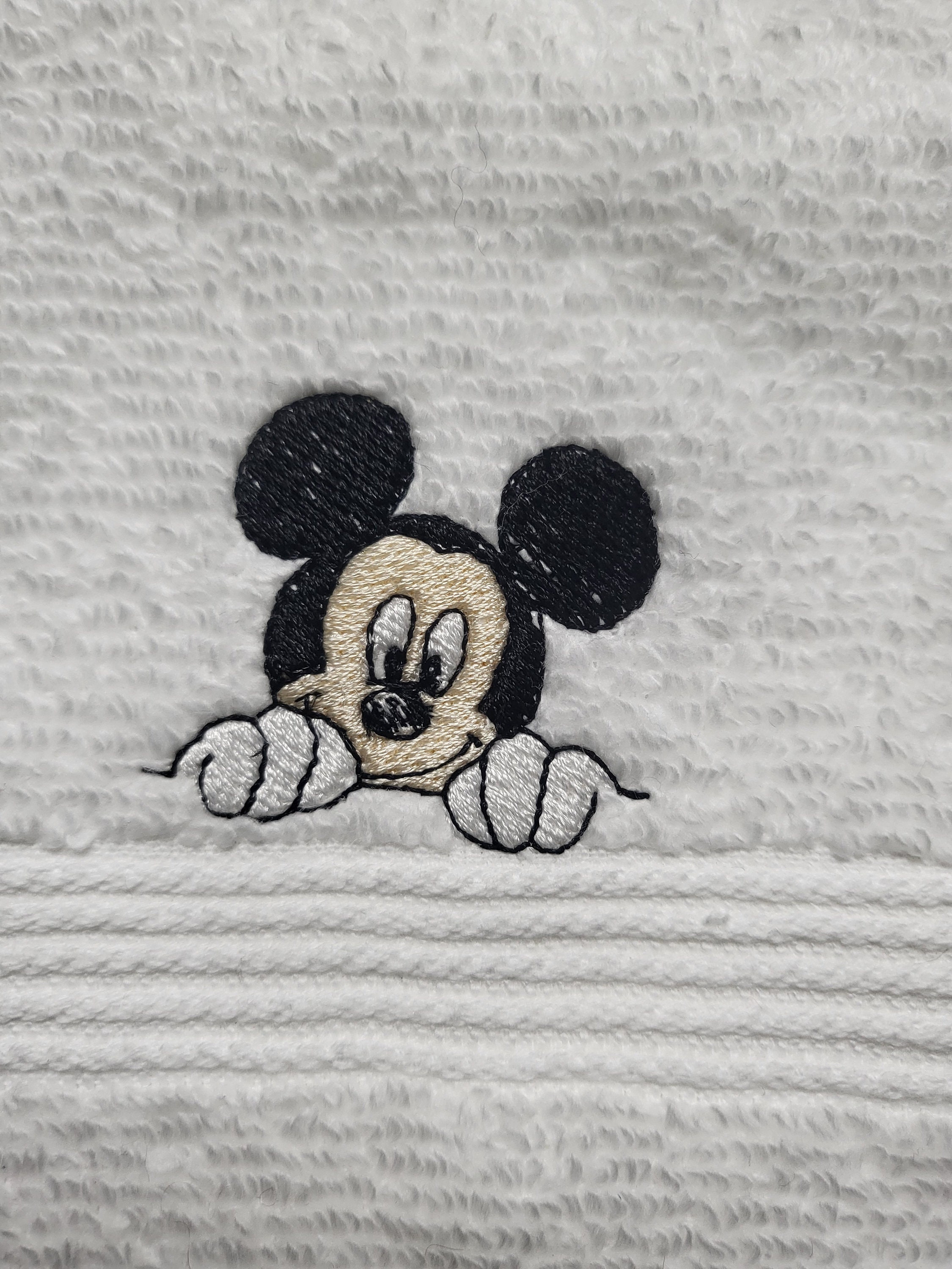 Mickey Mouse and Minnie Mouse Hand Towels Etsy