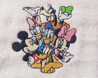 Serviette Mickey et ses amis