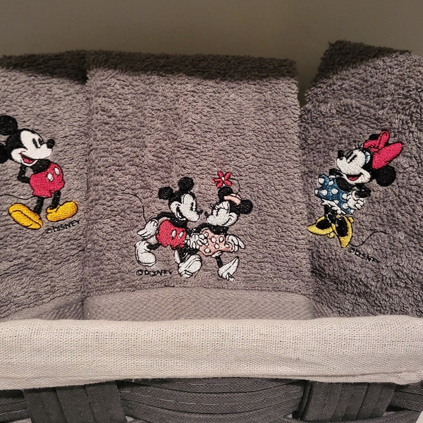 Mickey Mouse Towel Etsy
