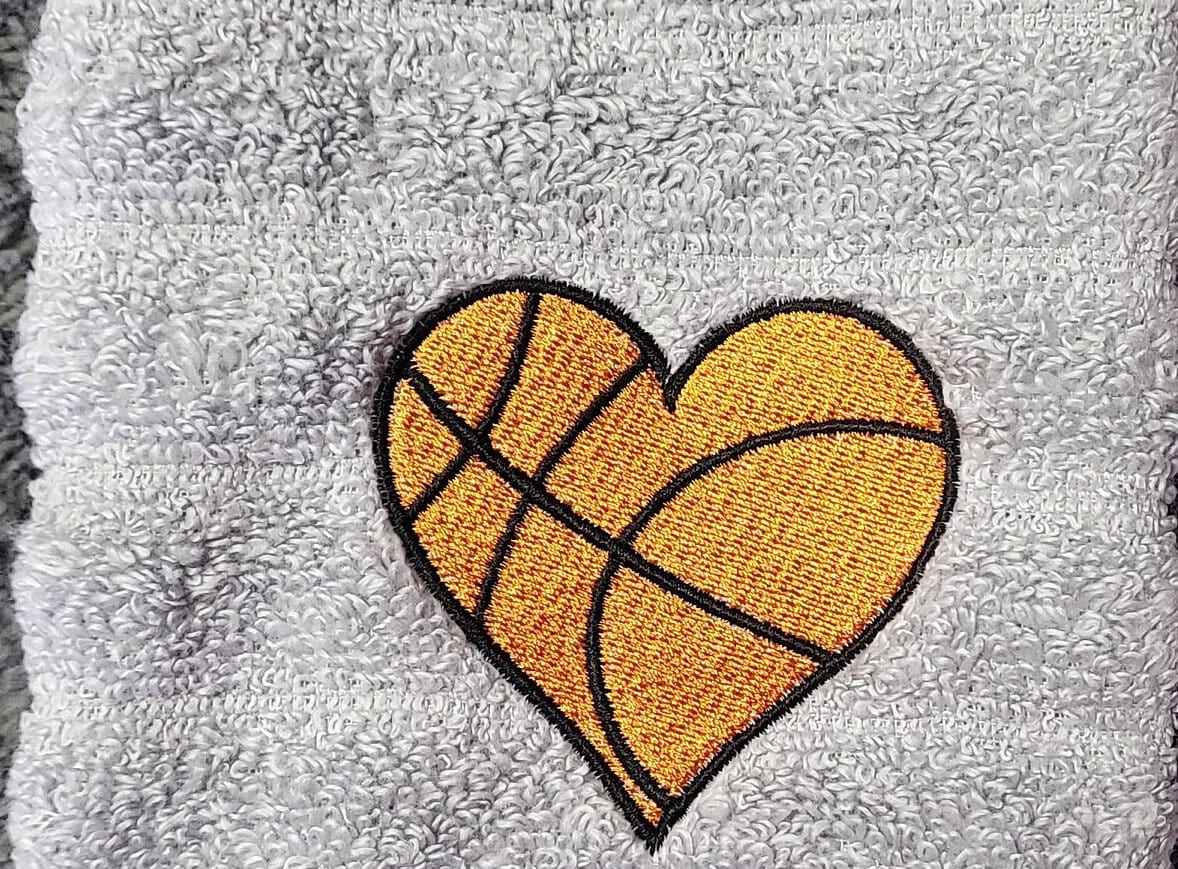 Personalized Basketball Themed Towels